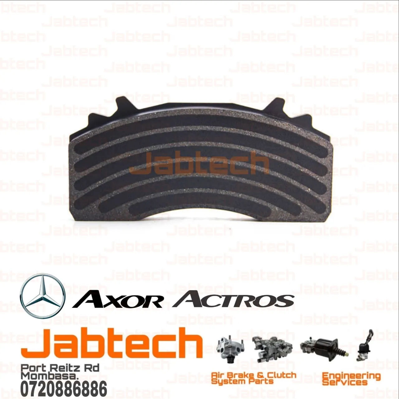 Brake Pads Front/Rear Actros MP4